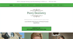 Desktop Screenshot of perrydentistry.com